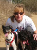 Kat and her 2 dogs